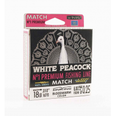 Леска BALSAX White Peacock Match BOX 150м 0,25 (8,0кг)