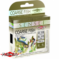 Леска "Mikado" SENSEI COARSE FISH 0,20 (150м) - 5,80 кг (ZCF 020)