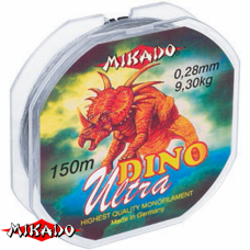 Леска "Mikado" DINO ULTRA 0,22 (150м) - 6,10 кг (ZTB 022)