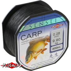 Леска "Mikado" SENSEI CARP 0,28 ( 400м ) - 9,90 кг (ZCPB 028)