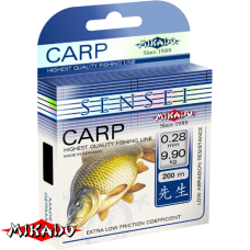 Леска "Mikado" SENSEI CARP 0,28 ( 2 x 200м ) - 9,90 кг (ZCP 028)