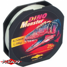 Леска "Mikado" DINO MONSTER 0,14 (25м) - 3,10 кг (ZDF 014)