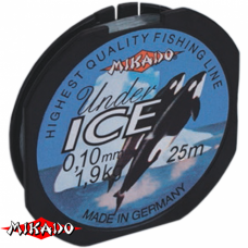 Леска "Mikado" Under Ice 0,14 (25m) - 2,90 кг (ZJA 014)