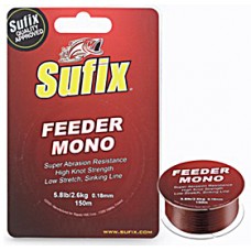 Леска SUFIX Feeder mono красная 300м 0.18мм 2,8кг