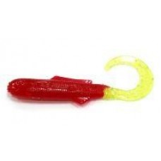Приманка Minnow-Curl Tail 2.5-07 Red Chart Big Bite Baits