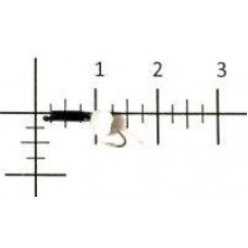Мормышка Гвоздешарик кошачий глаз d1.5 белый True Weight