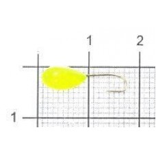 Мормышка светящаяся Shape Овсинка №12 лимон