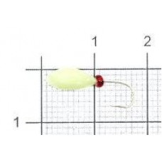 Мормышка светящаяся Shape Овсинка №12 с бисером