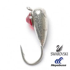 Мормышка вольфрамовая Salmo НИМФА 43 с петел. и Swarovski 050/12