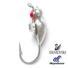 Мормышка вольфрамовая Salmo ЖУК с петел. и Swarovski 030/14