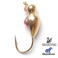 Мормышка вольфрамовая Salmo ЖУК с петел. и Swarovski 030/11