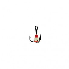 Крючок-тройник для приманок Lucky John с каплей цвет. разм.012/RFR