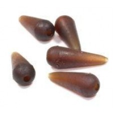Бусина Long Tapered Beads Brown Nautilus