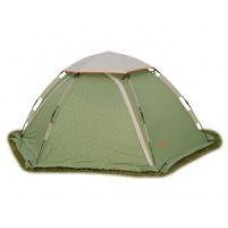 Палатка туристическая быстросборная Aero 2+ цвет зеленый с тиснением World of Maverick