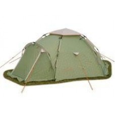 Палатка туристическая быстросборная Igloo 3 цвет зеленый с тиснением World of Maverick