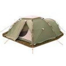 Палатка туристическая быстросборная Itera 3 (зеленая с тиснением) World of Maverick