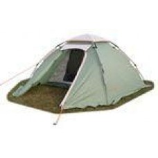 Палатка туристическая быстросборная Mobile 2 (зеленый с тиснением) World of Maverick