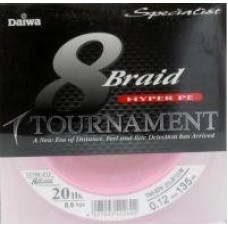 Шнур Tournament 8xBraid Pink 135м 0.10мм Daiwa