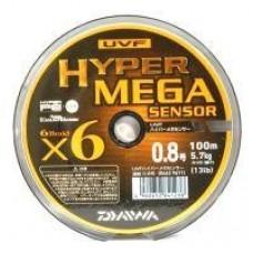 Шнур UVF Hyper Mega Sensor 100м 0.8 Daiwa
