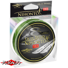 Плетеный шнур " Mikado " NIHONTO OCTA BRAID GREEN 0,20 (150м) - 18,10кг (Z24G-020)