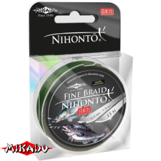 Плетеный шнур " Mikado " NIHONTO FINE BRAID GREEN 0,20 ( 15м ) - 16,60кг (Z21G-020)