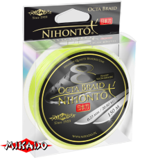 Плетеный шнур " Mikado " NIHONTO OCTA BRAID FLUO 0,28 (150м) - 27,40кг (Z24F-028)