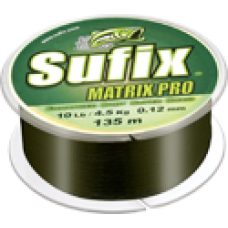 Нить Sufix Matrix Pro Mid.Green 135м 0.27мм 15,9 кг
