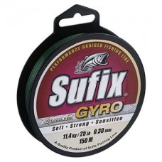 Леска плетеная SUFIX GYRO Braid зеленая 135м 0.21мм 11.9кг