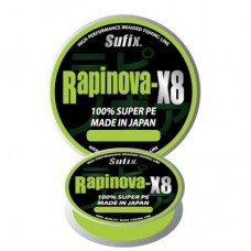 Леска плетеная Sufix RAPINOVA-X8 150 м PE 1.2/ 0,185мм 11,9кг ярко-зеленый