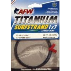 Поводковый материал AFW Titanium Surfstrand 1x7, 13.6кг, 3.05м