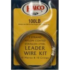 Поводковый материал Leader Wire Kit 100Lb Halco