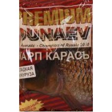 Прикормка Dunaev Premium 1кг Карп-Карась Сладкая кукуруза