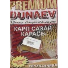 Прикормка Dunaev Premium 1кг Карп-Сазан крупная фракция