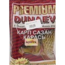 Прикормка Dunaev Premium 1кг Карп-Сазан Скопекс