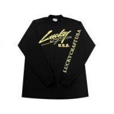 Футболка Lucky Craft USA Turtle Neck Shrit Black & Yellow L