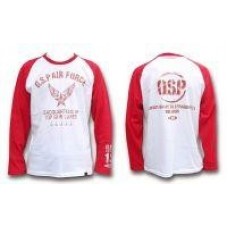 Футболка O.S.P Long Sleeve T-Shirt Raglan Red L