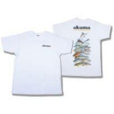 Футболка лого Okuma White S/S р. L