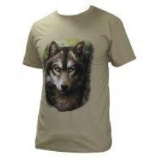 Футболка с рисунком "Волк" M Мир футболок