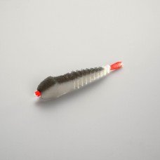 Рыбка поролоновая 3D Ex STREAM WBlack 10см под офсет. крюч. № 1/0, 2/0, 3/0