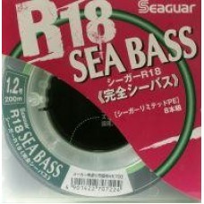 Шнур Seaguar R18 Sea Bass PE 200м 0.8