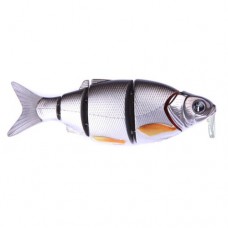 Воблер Izumi Shad Alive WITH LIP 5 section white fish 105 MD (SUSPENDING) №9