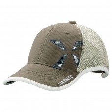 Кепка Shimano XEFO WIND-FIT Half Mesh Cap Кофейно-коричневая