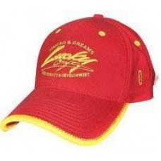 Кепка Lucky Craft Racing Flex Fit Cap Red Yellow