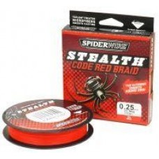 Шнур Stealth 270м 0,14мм Red Spiderwire
