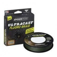 Шнур Fluoro-Braid 110м 0,10мм Green Spiderwire