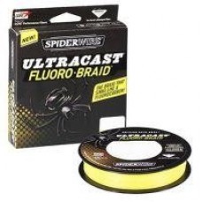 Шнур Ultra Cast Fluorobraid Yellow 270м 0,15мм Spiderwire