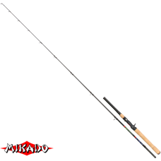 Спининг штекерный "Mikado" ESSENTIAL POWER JERK 195 ( 30 - 80 гр.) 2секции Carbon (WAA081-195)