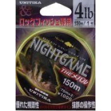 Леска Night Game the Mebaru 150м 0,166мм Unitika