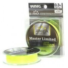 Шнур Area Super Trout Master Limited Super Premium PE 75м 0.2 yellow Varivas