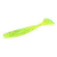 Приманка Wizzle Shad 3" Flo Chartreuse-Green FishUp